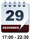 DEZEMBER 29 17:00 - 22:30
