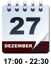 DEZEMBER 27 17:00 - 22:30