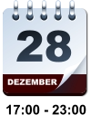 DEZEMBER 28 17:00 - 23:00