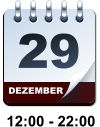 DEZEMBER 29 12:00 - 22:00