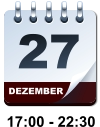 DEZEMBER 27 17:00 - 22:30